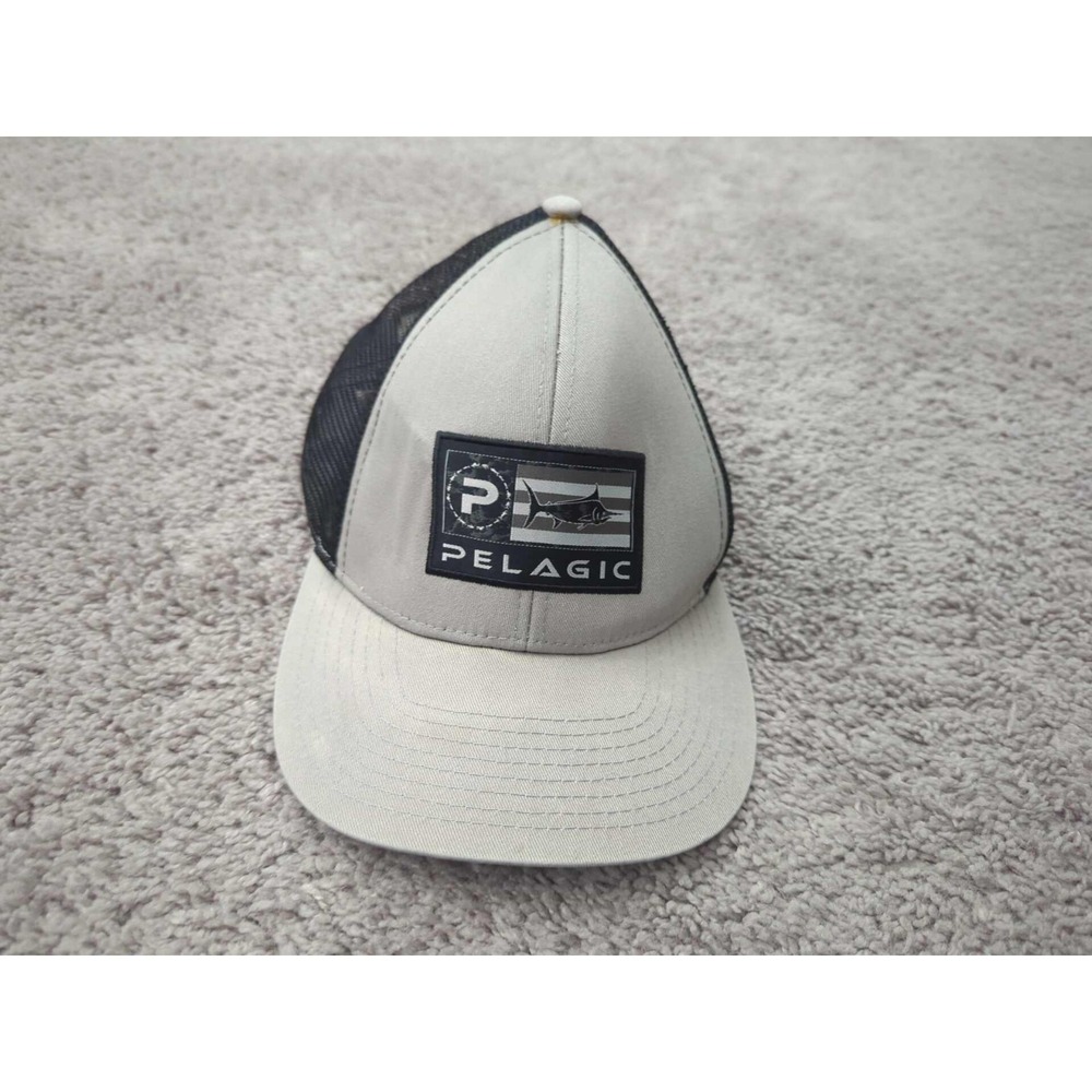 Pelagic Trucker Hat Cap Mens OSFA Performance Sport Fishing Snapback‎
